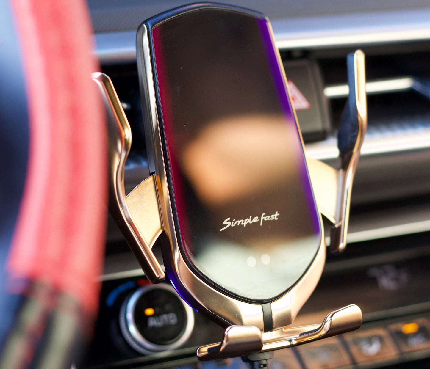 SnapDrive Wireless Car Mount – Auto-Clamp Fast Charger