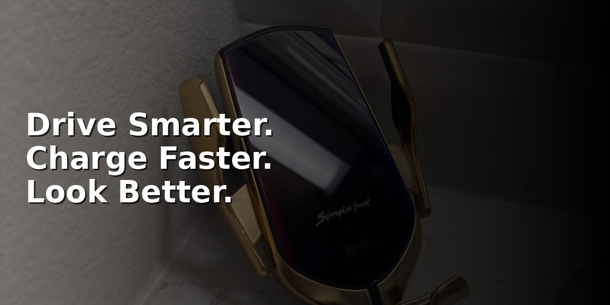 SnapDrive premium wireless car mount hero banner